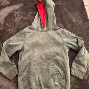 Tek Gear Red and Gray Hoodie